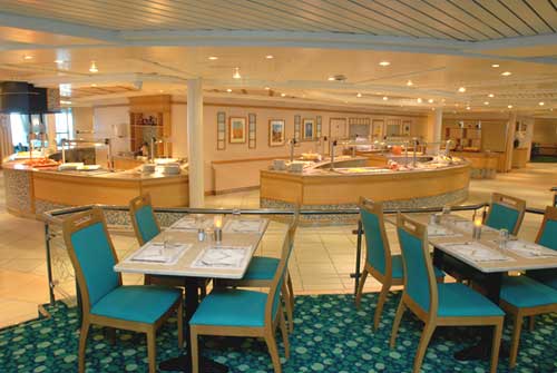 Buffet à vuluntà nant'à u Mega Smeralda